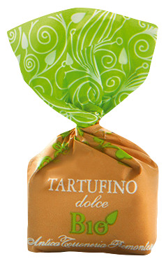 Tartufini dolci bio, sfusi, praline od mlijecne cokolade s ljesnjacima, organsko, Antica Torroneria Piemontese - 1.000 g - kg