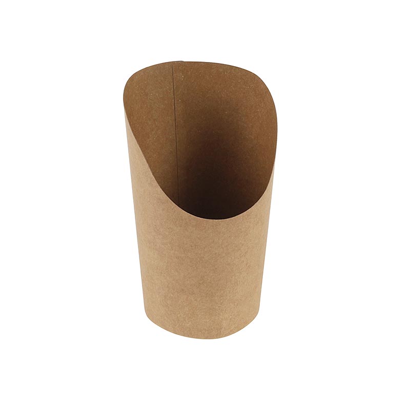 Jednorazowy kubek do pakowania Naturesse na wynos, Kraft / PLA, 480 ml, 8 / 6 x 14 cm - 1000 sztuk - Karton