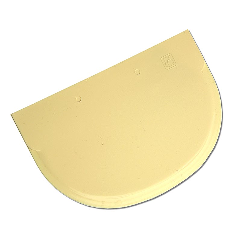 Dough scraper, completely silicone, very flexible, 11,6x7,8cm, 1 pc, loose