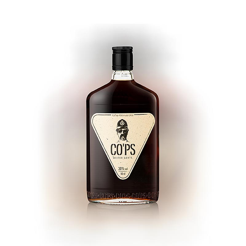 COPS - Cafea - Lichior de nuca de cola, 30% vol. - 500 ml - Sticla
