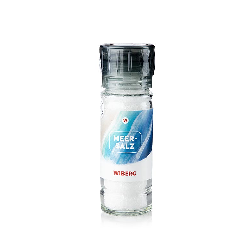 Morska sol za zacimbe Wiberg, groba, neodizirana - 120 g - Steklo