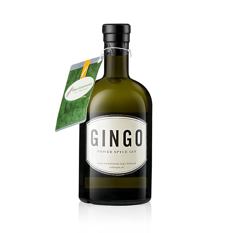 Gingo Power Spyce Gin, 43 % obj., Altes Gewurzamt, Ingo Holland - 500 ml - Lahev Gingo Power Spyce Gin, 43 % obj., Altes Gewurzamt, Ingo Holland - 500 ml - Lahev