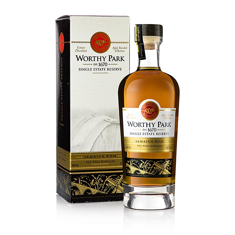 Worthy Park Single Estate Jamaica Rum 45% vol. 0,7 l - 700 ml - Boca