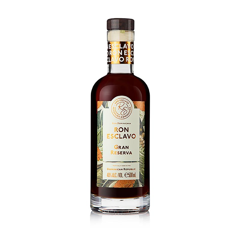 Esclavo Gran Reserva Rum, 40 terfogatszazalek, Dominikai Koztarsasag - 500 ml - Uveg