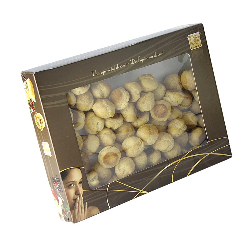Cream puffs, mini, for professional roles, Ø 4.5cm, DV Foods - 180 g, 60 pc - carton