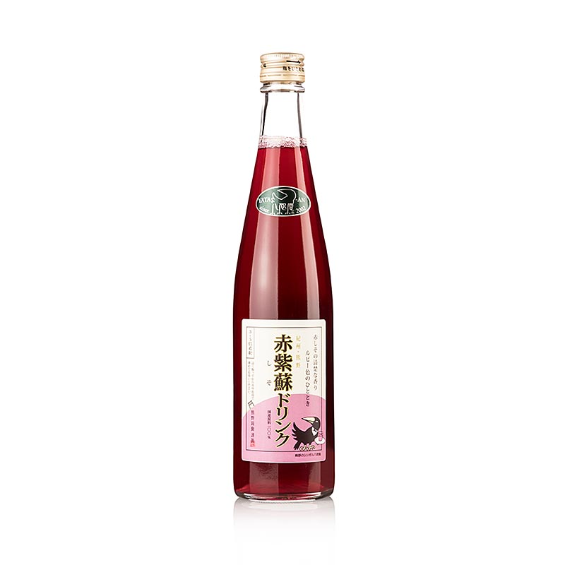 Bautura shiso rosie, cu suc de prune - 500 ml - Sticla