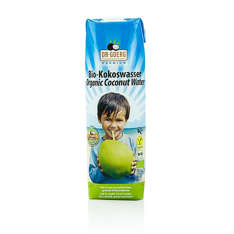 Woda kokosowa Dr.Goerg, organiczna - 1 litr - Pakiet Tetra
