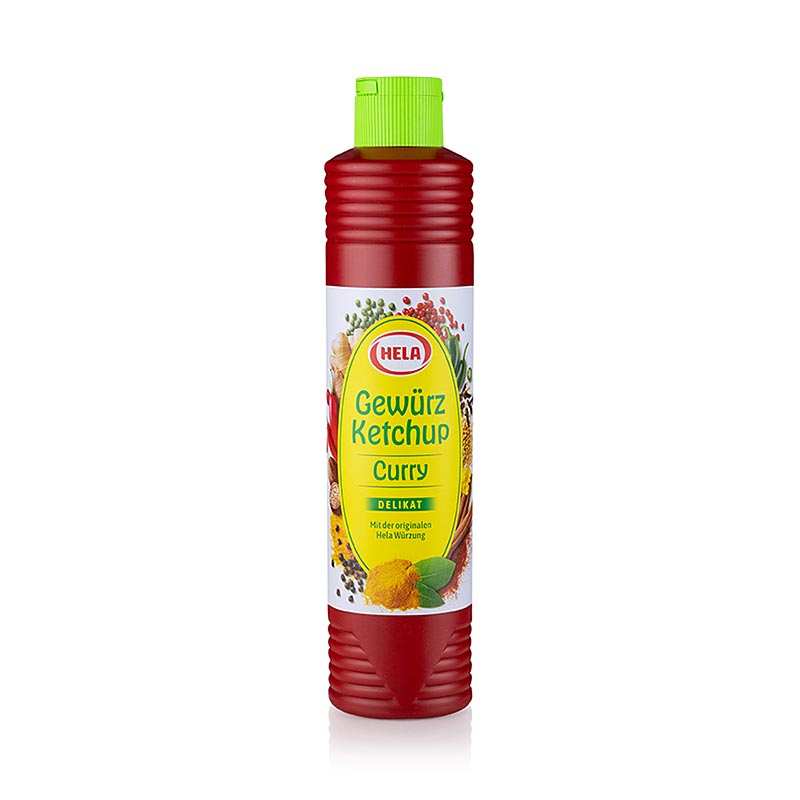 HELA Ketchup Z Przyprawa Curry Delikatny - 800ml - Butelka PE