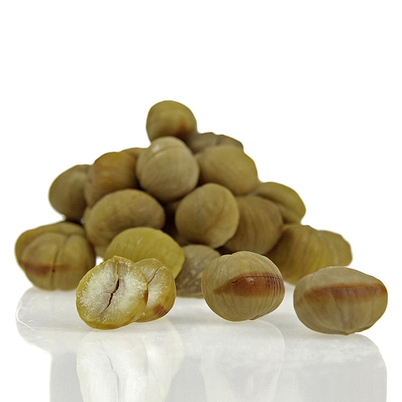 Chataignes pelees, Ponthier - 1 kg - Ampoules Chataignes pelees, Ponthier - 1 kg - Ampoules