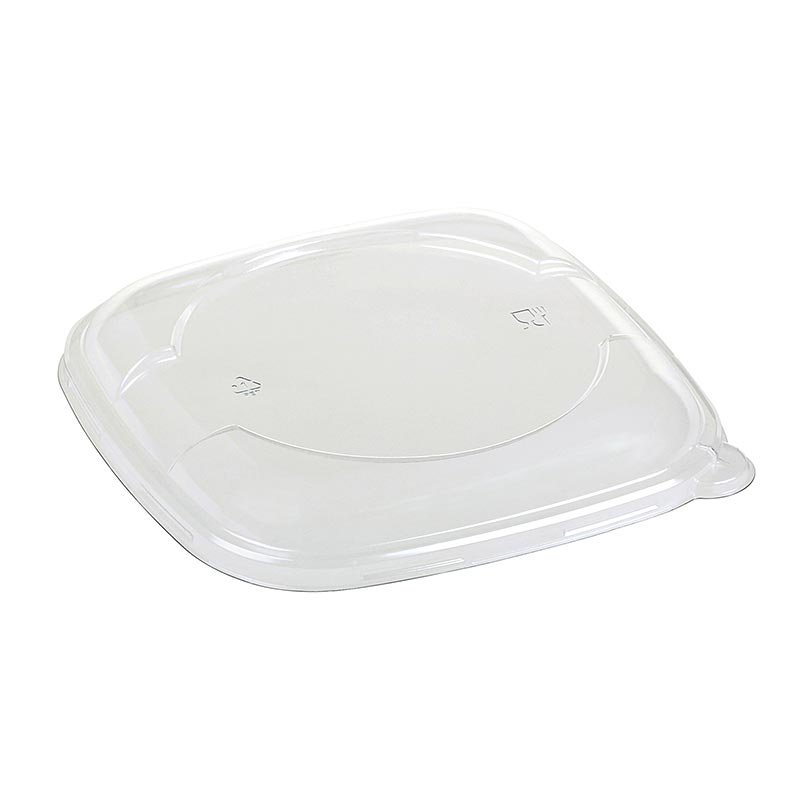 Tek kullanimlik Naturesse Take Away kapagi PLA panc kasesi icin 54868 / 54891, PLA, seffaf - 500 adet - Karton