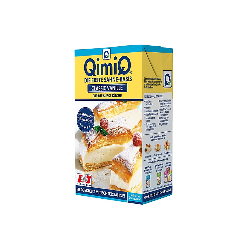 QimiQ Classic Vanille, für die süße Küche, 15% Fett - 250 g - Tetra