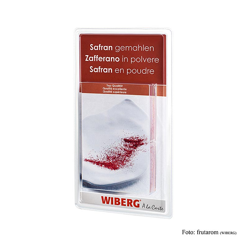 Wiberg Safran, gemahlen - 4 g, 4 x 1g - Päckchen