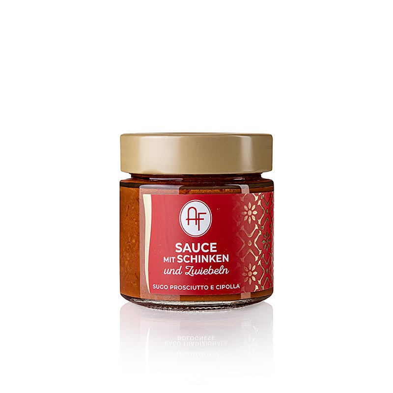 Sugo alla prosciutto e cipolla, skinke- og loegsauce, 200 g, Appennino Food - 200 g - Glas