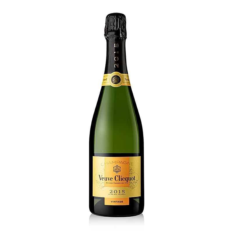 Champagner Veuve Clicquot 2015er Vintage, WEISS, brut, 12,5% vol. - 750 ml - Flasche