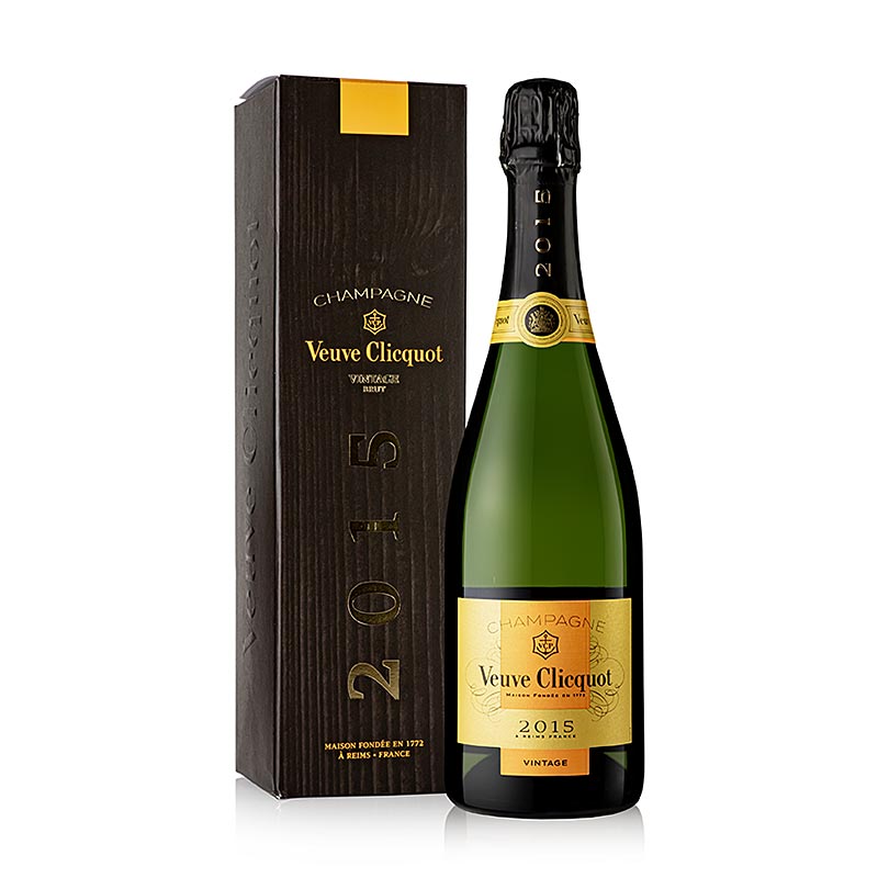 Champagne Veuve Clicquot 2015 Vintage, FEHER, brut, 12,5% vol. - 750 ml - Uveg