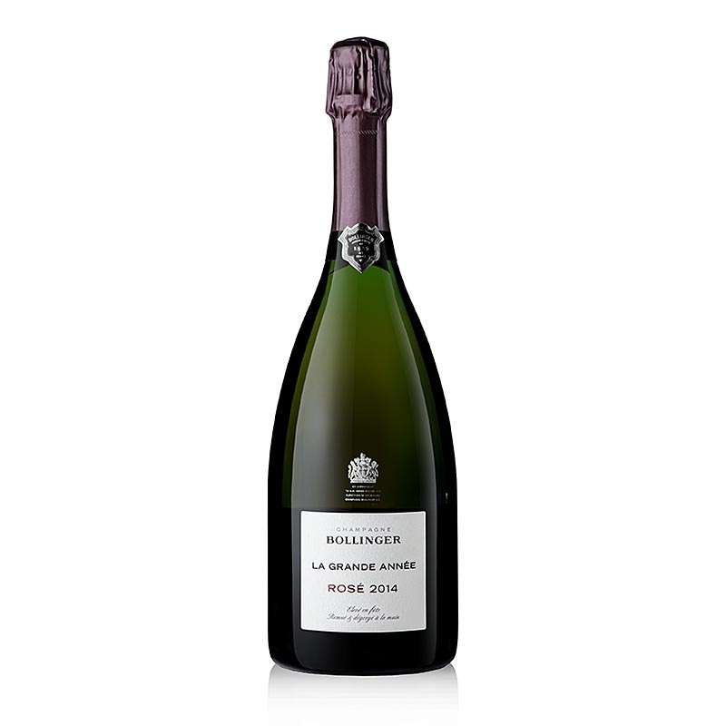 Samppanja Bollinger 2014 La Grande Annee, Rose brut, 12,5 tilavuusprosenttia, 96 PP - 750 ml - Pullo