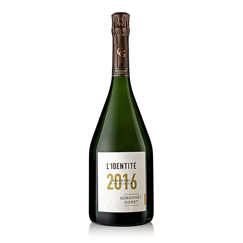 Champagne Gimonnet Gonet 2016er Identite Blanc de Blanc Grand Cru Extra brut - 1,5 l - Lahev