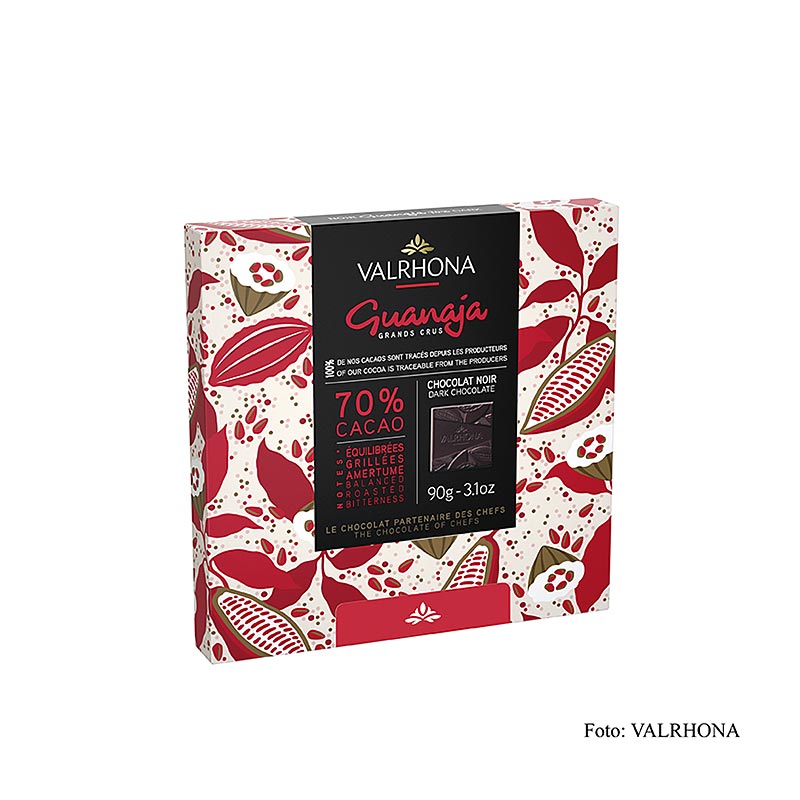 Valrhona Carre Guanaja - Bitterschokoladentäfelchen, 70 % Kakao - 90 g, 18 x 5g - Karton Valrhona Carre Guanaja - Bitterschokoladentäfelchen, 70 % Kakao - 90 g, 18 x 5g - Karton