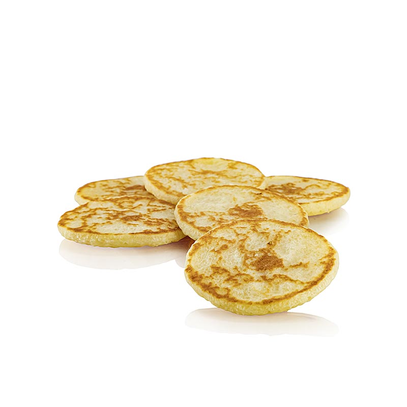 Mini Blinis - for caviar, Ø 5.5 cm - 135g, 16 pieces - Cardboard