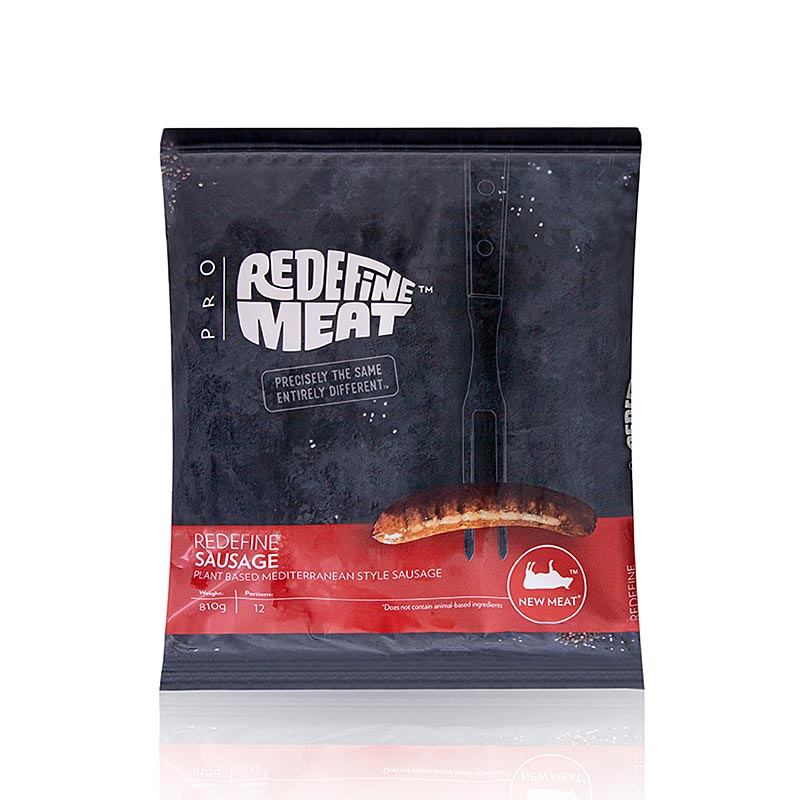 Ridefinisci lo stile della salsiccia Merguez, 12 salsicce vegane - 810 g, 12 pezzi - 