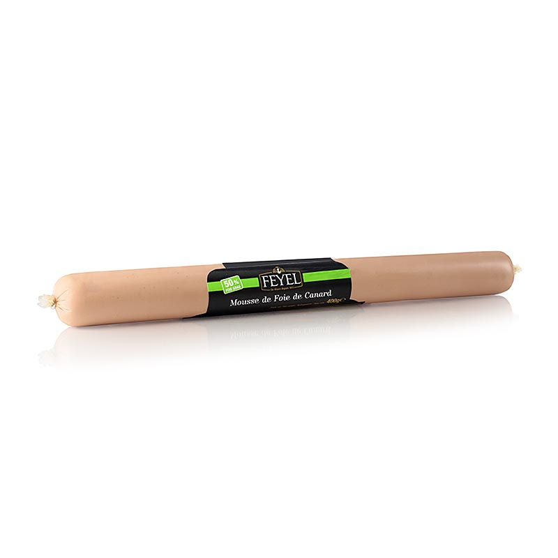 Duck foie gras mousse 50%, Ø5.7cm, Feyel - 400g - vacuum