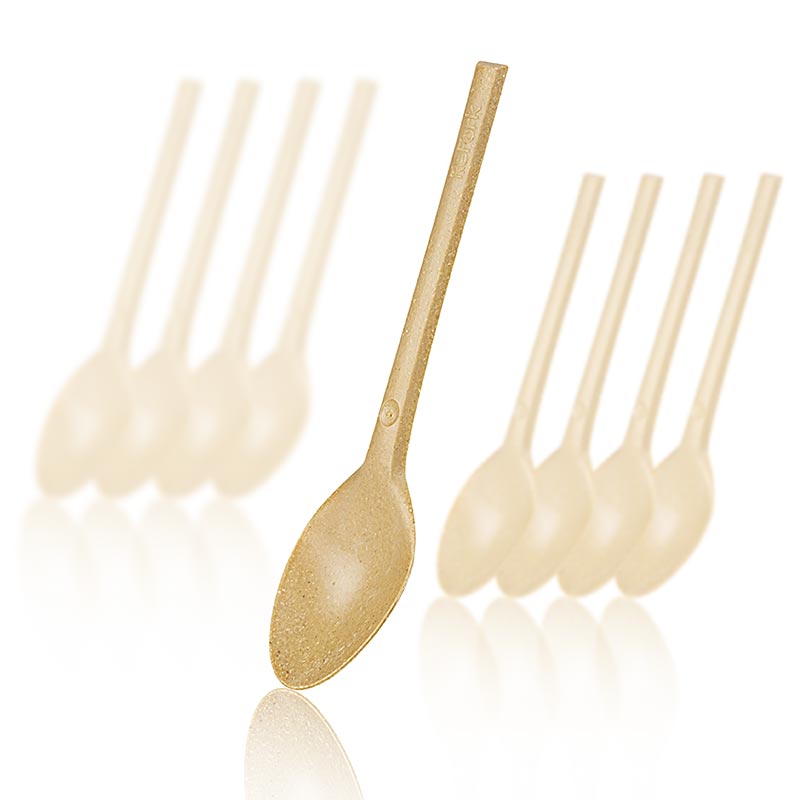 refork spoon, made from sawdust, refork - 50 pieces - bag