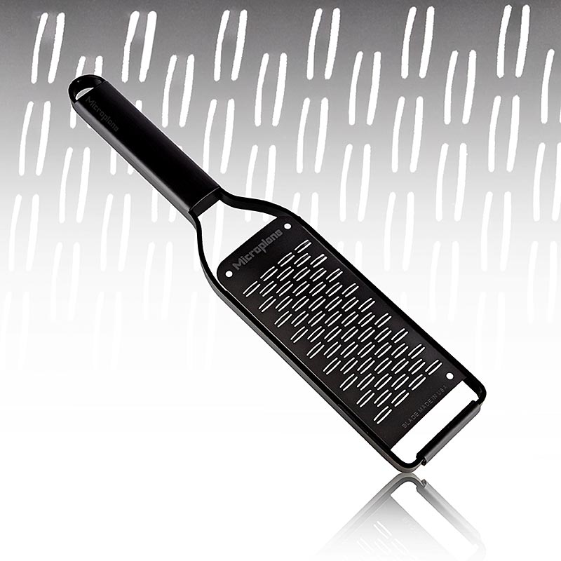 Grater Microplane Black Sheep, Ribbon Grater, black stainless steel (43002) - 1 piece - No