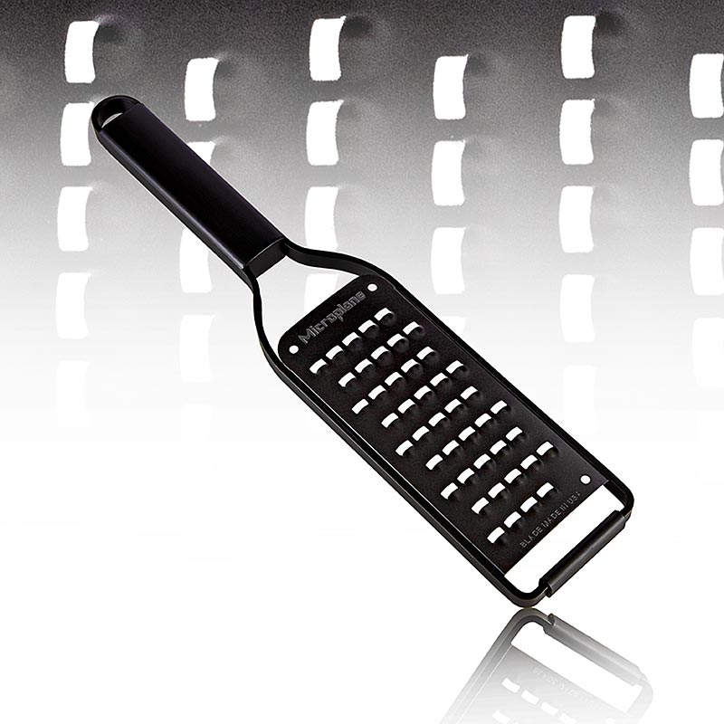 Grater Microplane Black Sheep, Extra Coarse Grater, black stainless steel (43008) - 1 piece - No