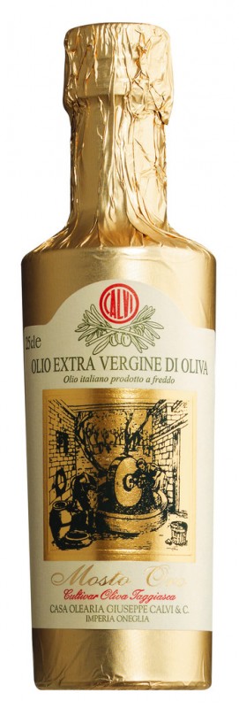 Olio extra virgin Mosto Oro, minyak zaitun extra virgin Mosto Oro, Calvi - 250ml - Botol