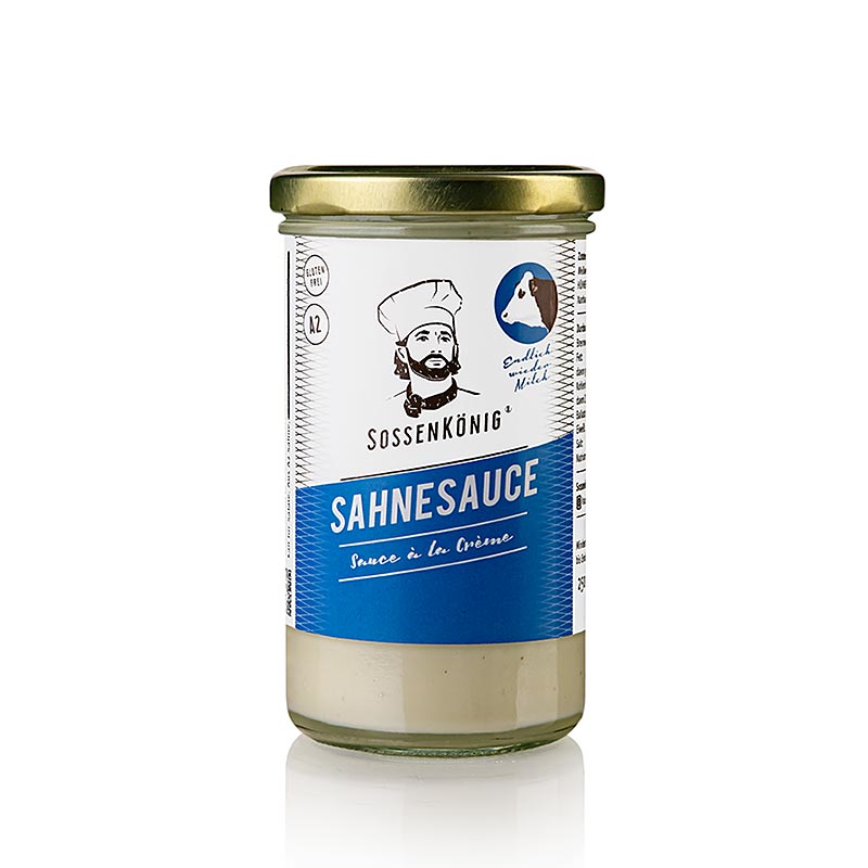 Sauce King - roomsaus A2, kant-en-klare saus - 250 ml - Glas