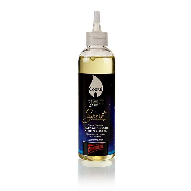 Secret de Flambage sinaasappellikeur, Flambiergell, Cookal - 200 ml - PE-fles