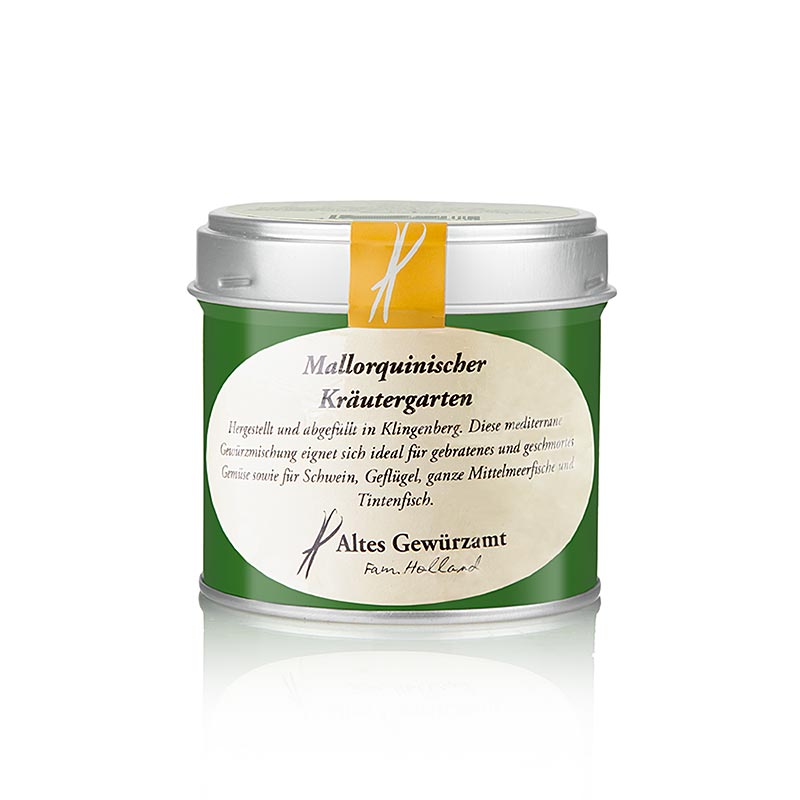 Hort d`herbes mallorquines, barreja d`especies, Old Spice Office, Ingo Holland - 35 g - llauna