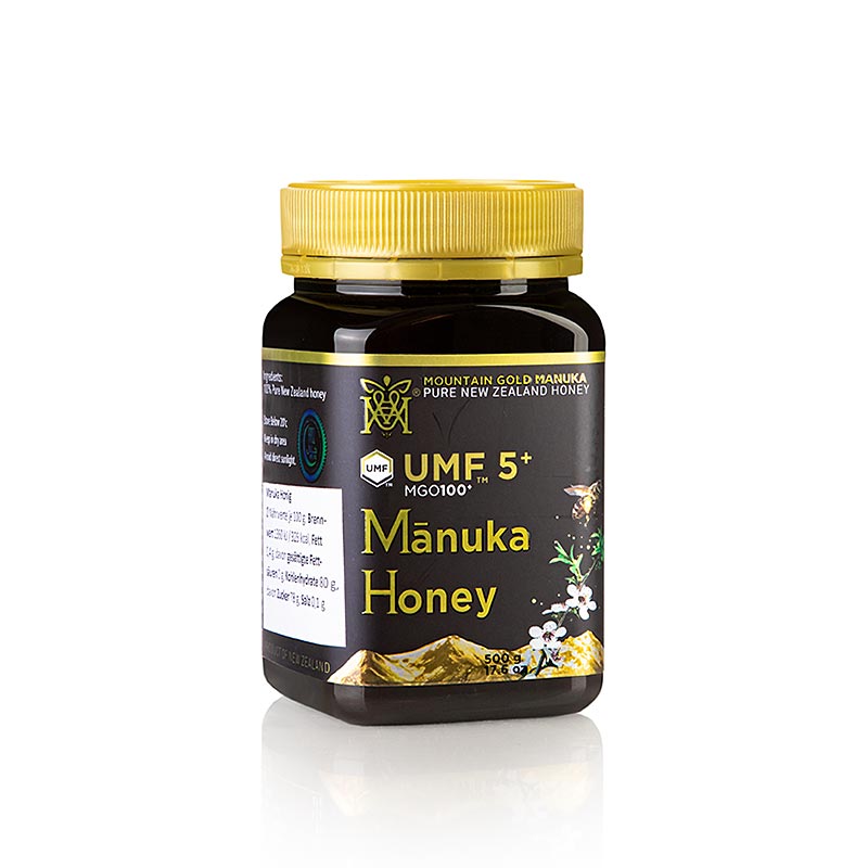 Manuka honning UMF certificeret, 5+, MGM - 500 g - Pe kan