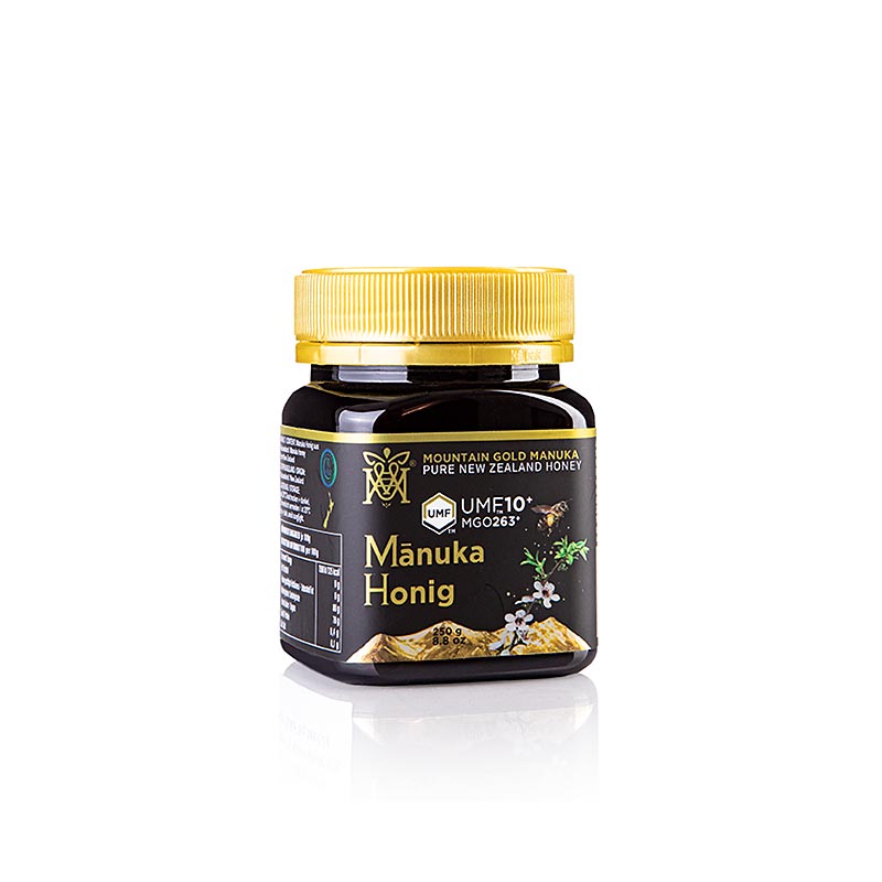 Mjalte Manuka i certifikuar UMF, 10+, 250 g, MGM Zelanda e Re - 250 g - Pe mund Mjalte Manuka i certifikuar UMF, 10+, 250 g, MGM Zelanda e Re - 250 g - Pe mund