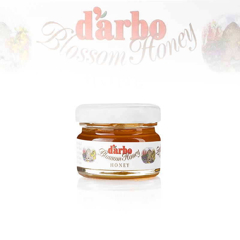 Blossom honey, portion jars, darbo - 1.68kg, 60 x 28g - Cardboard