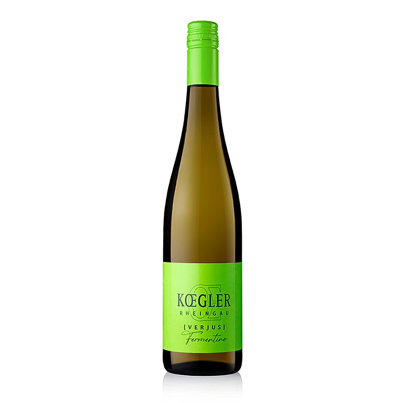 Verjus Fermentino, 2022, uit de Rheingau, 6% vol., Weingut-Koegler - 750 ml - Fles