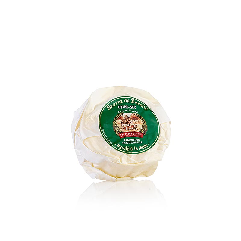 Manteiga salgada Beurre de Baratte Moule Main Demisel, Le Gaslonde, Franca - 125g - Papel