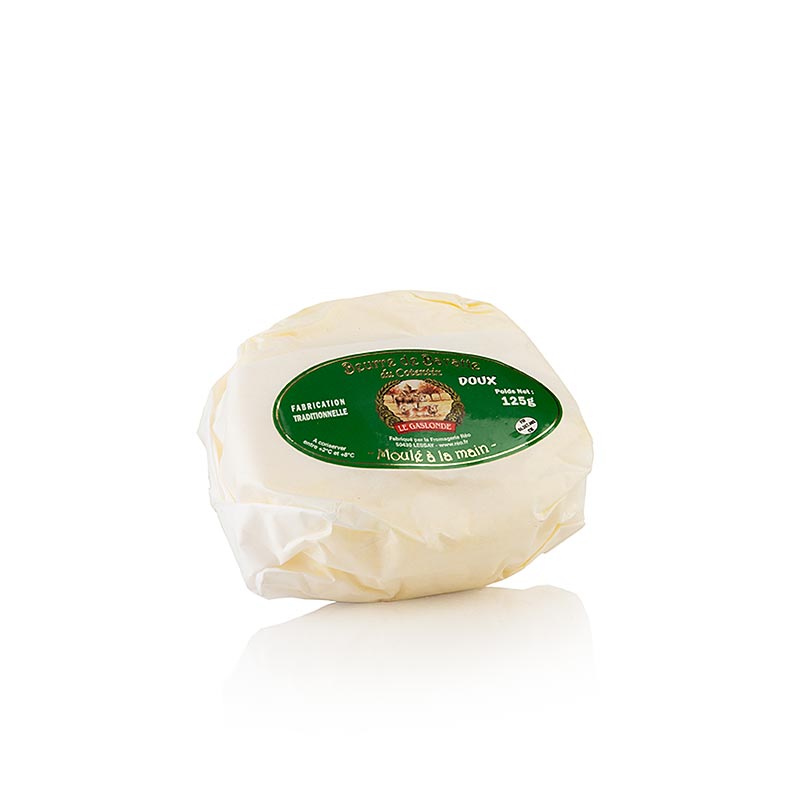 Beurre naturel Beurre de Baratte Moule Main Doux, Le Gaslonde, France - 125g - Papier