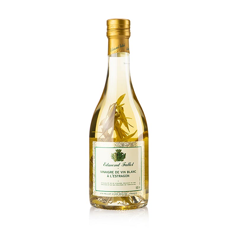 Vinaigre de vin blanc a l`estragon Edmond Fallot - 500 ml - Bouteille