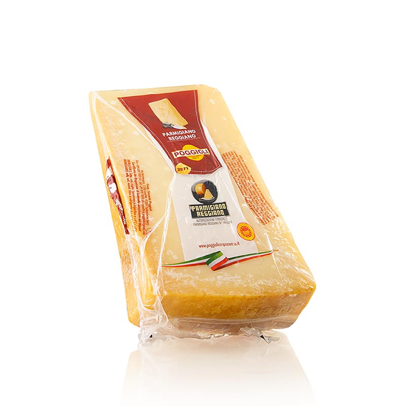 Queso parmesano - Parmigiano Reggiano, anejado 41 meses, DOP - aproximadamente 1.000 gramos - vacio