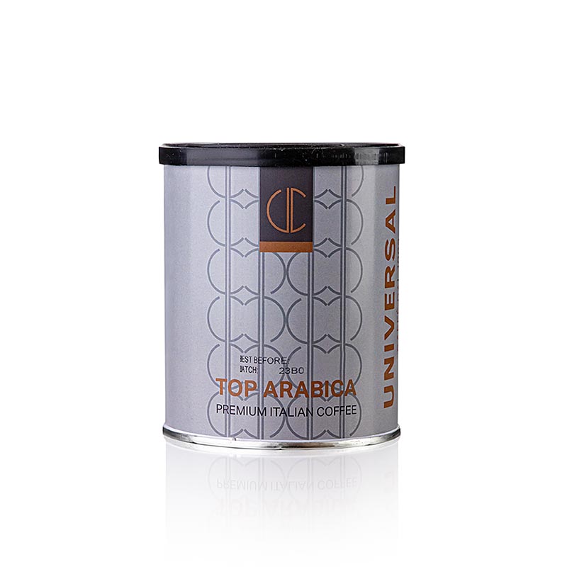 Espresso Universal Top Arabica, 100% Arabica, malet - 250 g - kan