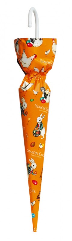 Sombrilla Pascua, display, umbrele de ciocolata, display, Simon Coll - 30 x 35 g - afisa