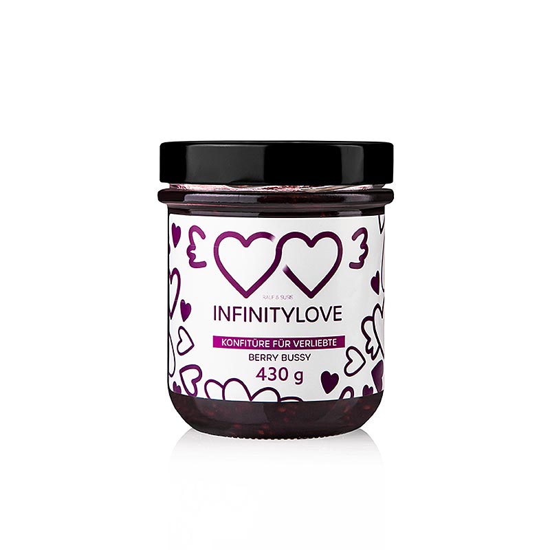 INFINITYLOVE Blackberry - Ekstra dzem jezynowy - 430g - Szklo