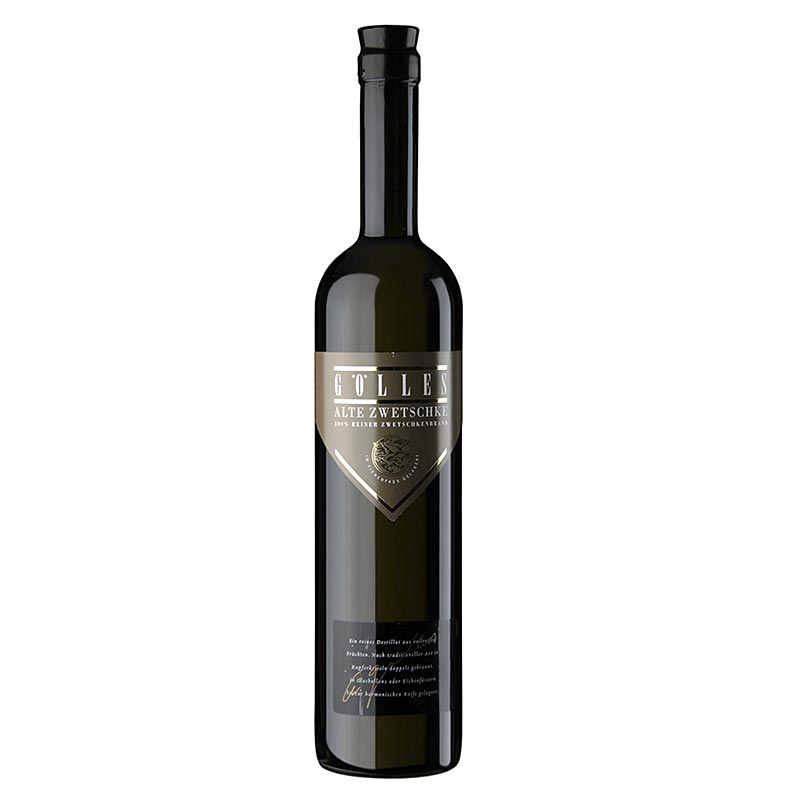 Eau de vie de prune ancienne, 7 ans en fût, 40% vol., Magnum, Gölles - 1,5 l - bouteille Eau de vie de prune ancienne, 7 ans en fût, 40% vol., Magnum, Gölles - 1,5 l - bouteille