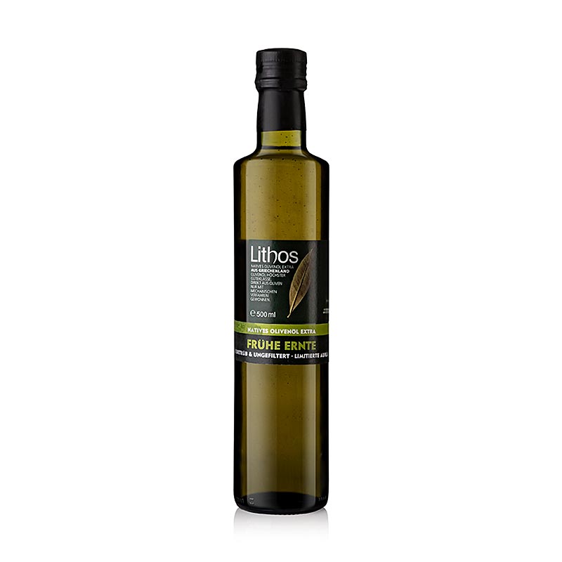 Ekstra djevicansko maslinovo ulje, Lithos, rana berba, prirodno oblacno, Peloponez - 500ml - Boca Ekstra djevicansko maslinovo ulje, Lithos, rana berba, prirodno oblacno, Peloponez - 500ml - Boca