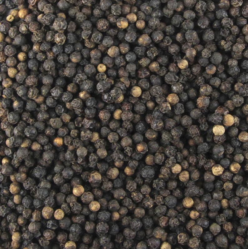 Pimenta Sarawak, preta, inteira - 1 kg - bolsa