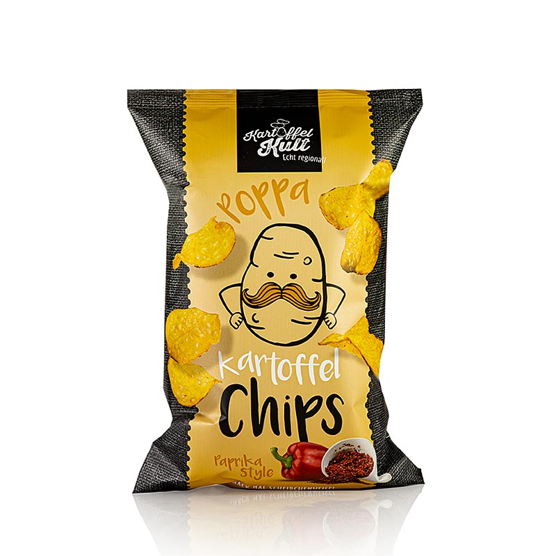 Kartoffelkult - Kartoffelchips mit Paprika - 100 g - Beutel