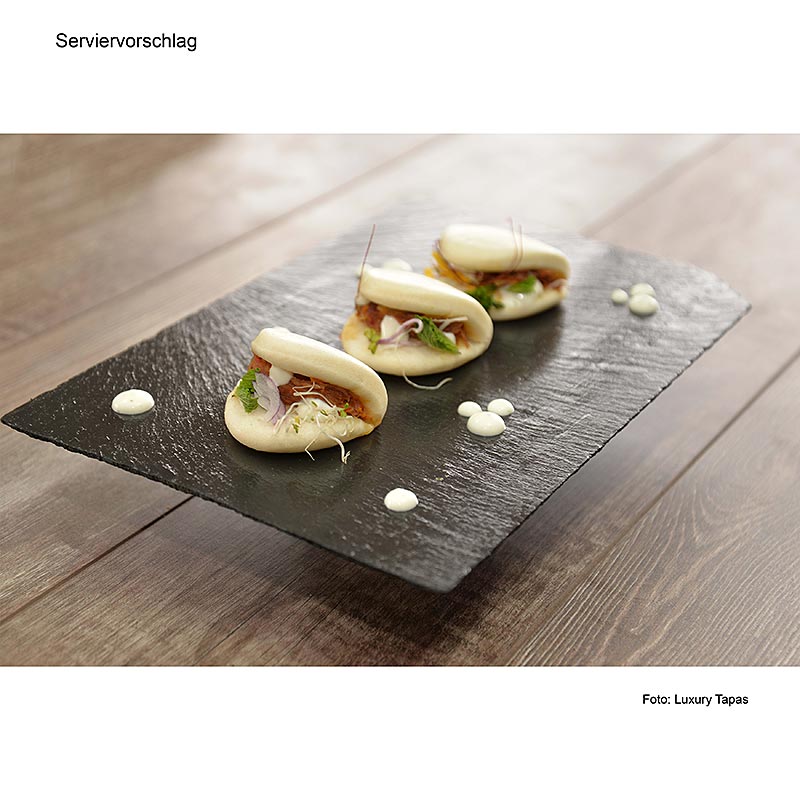 Mini Bao Bun with pork cheeks and KimChi, Luxury Tapas - 672g, 24 pieces - PE shell