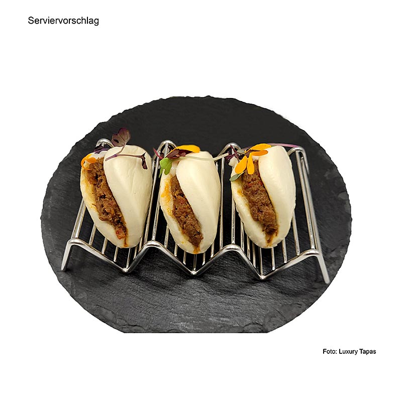 Mini Bao Bun dengan buntut sapi dan HoiSin, Tapas Mewah - 672g, 24 buah - cangkang PE