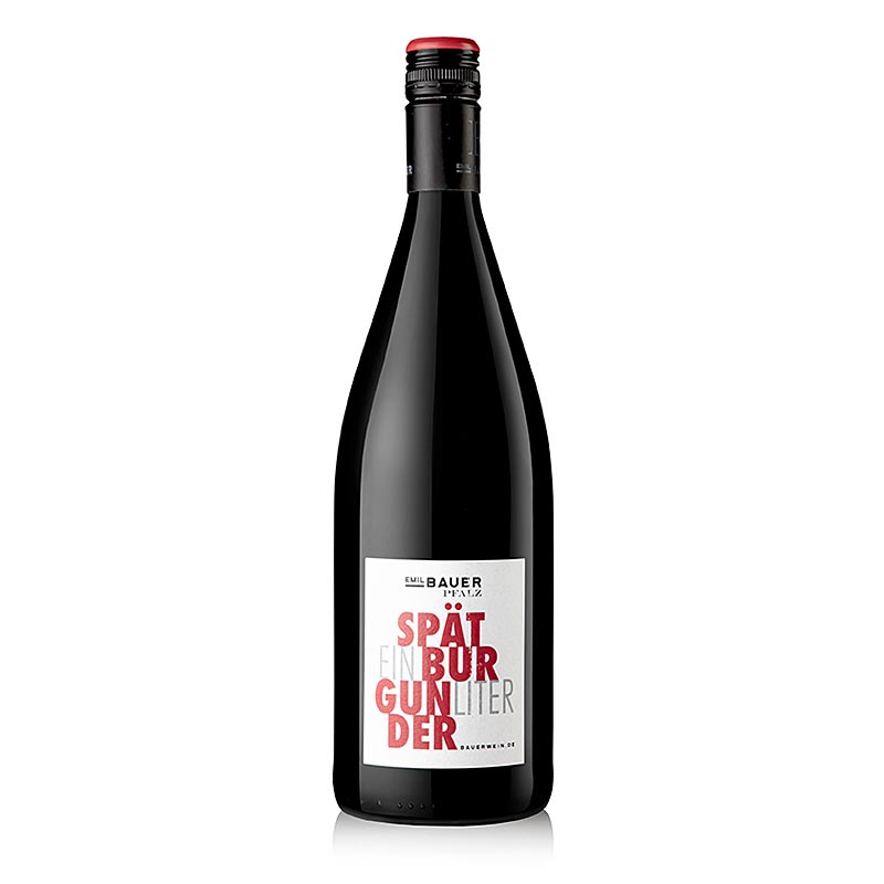 2022 Pinot Noir, kuiva, 13 tilavuusprosenttia, Emil Bauer and Sons - 1 litra - Pullo